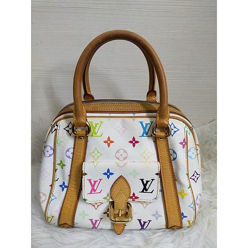 Louis Vuitton Louis Vuitton Priscilla White Multicolor Monogram